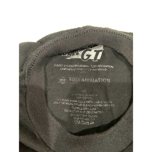 Dragon Ball GT Kids' Goku Face Off with Vegeta Baby Kanji Anime T-Shirt Size XS - Picture 4 of 6